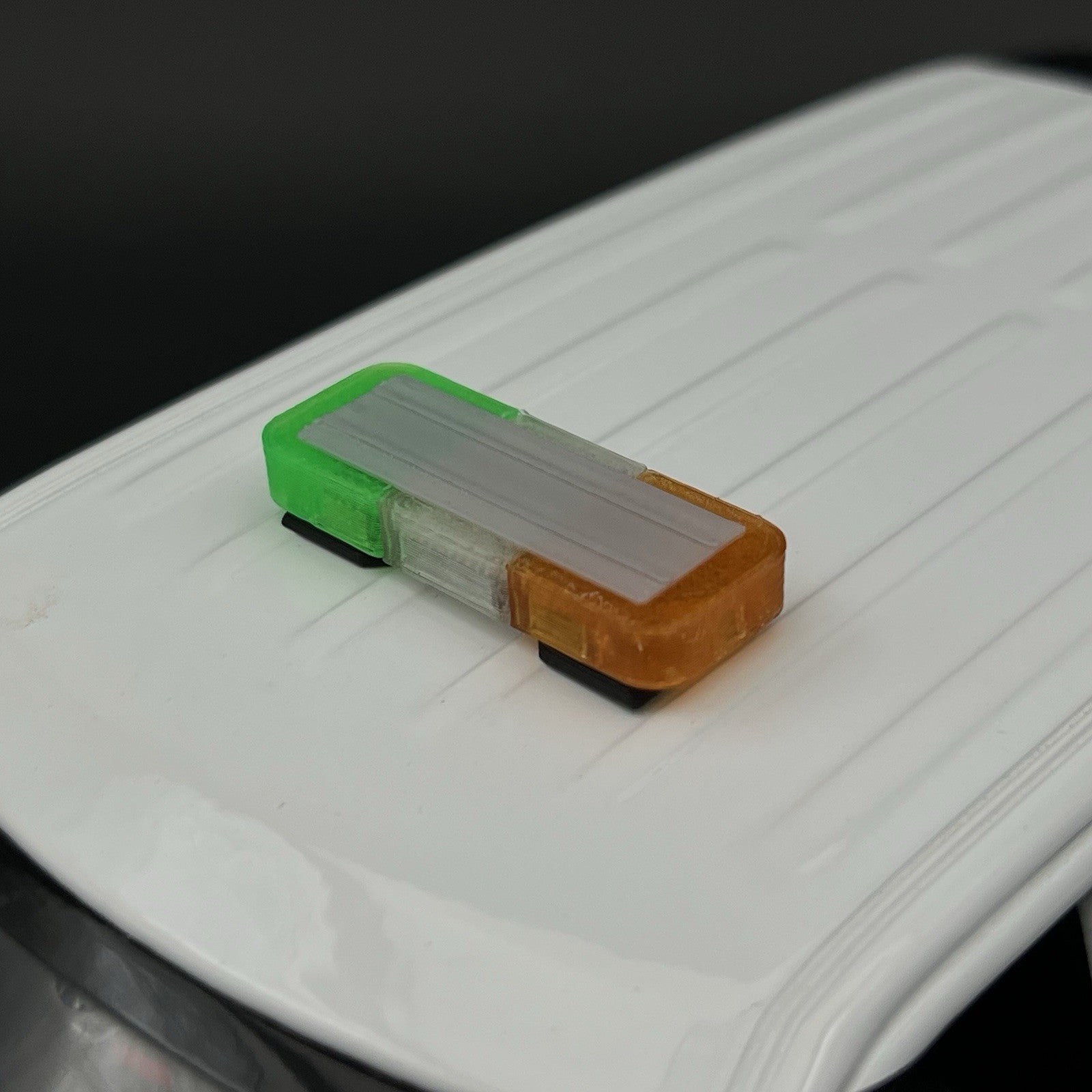 1/18 Mini Whelen Edge Lightbar Amber Clear Green Gray Top Cover12