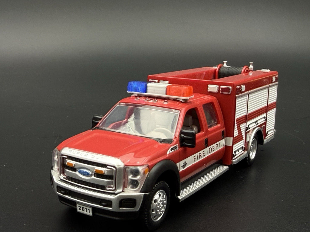 2 Pack 1/64 Scale Blue Red California Twinsonic Lightbar Police Fire 6416CA3