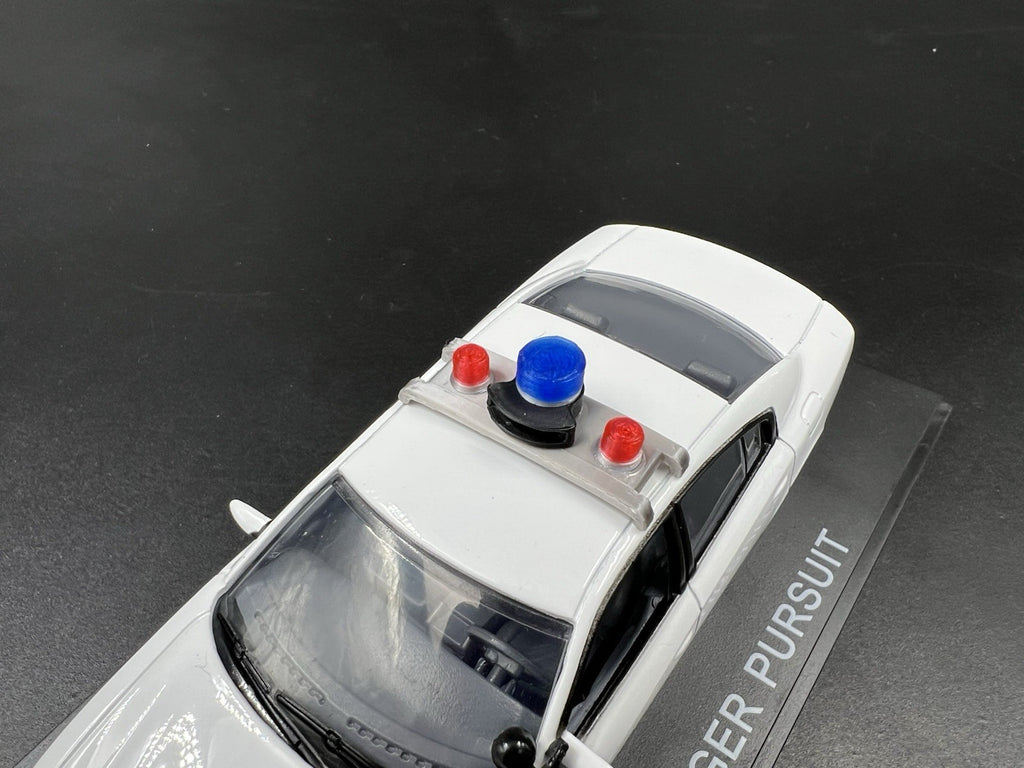 1/43 Vintage Red Beacon Blue Beacon With Siren Speaker Lightbar Police5