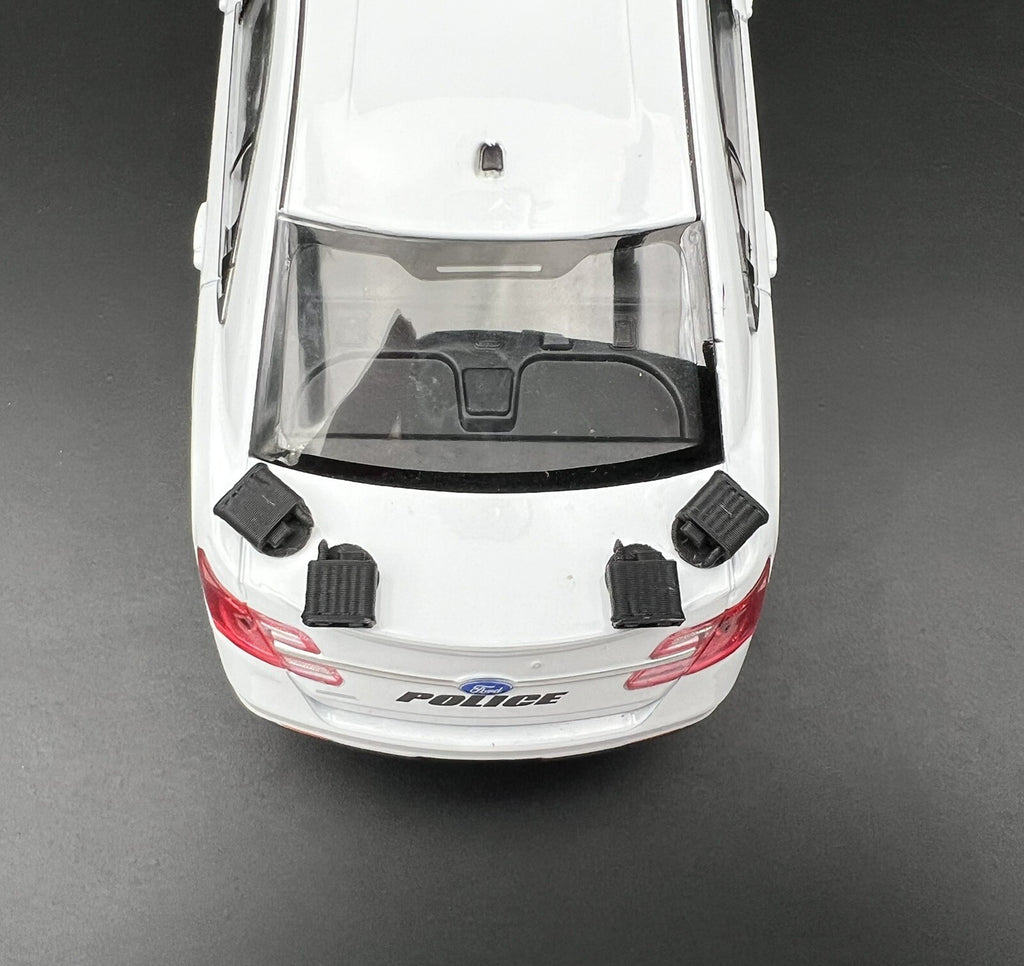 4-Pack 1/24 Scale Model ALPR License Plate Reader Police Car 24187