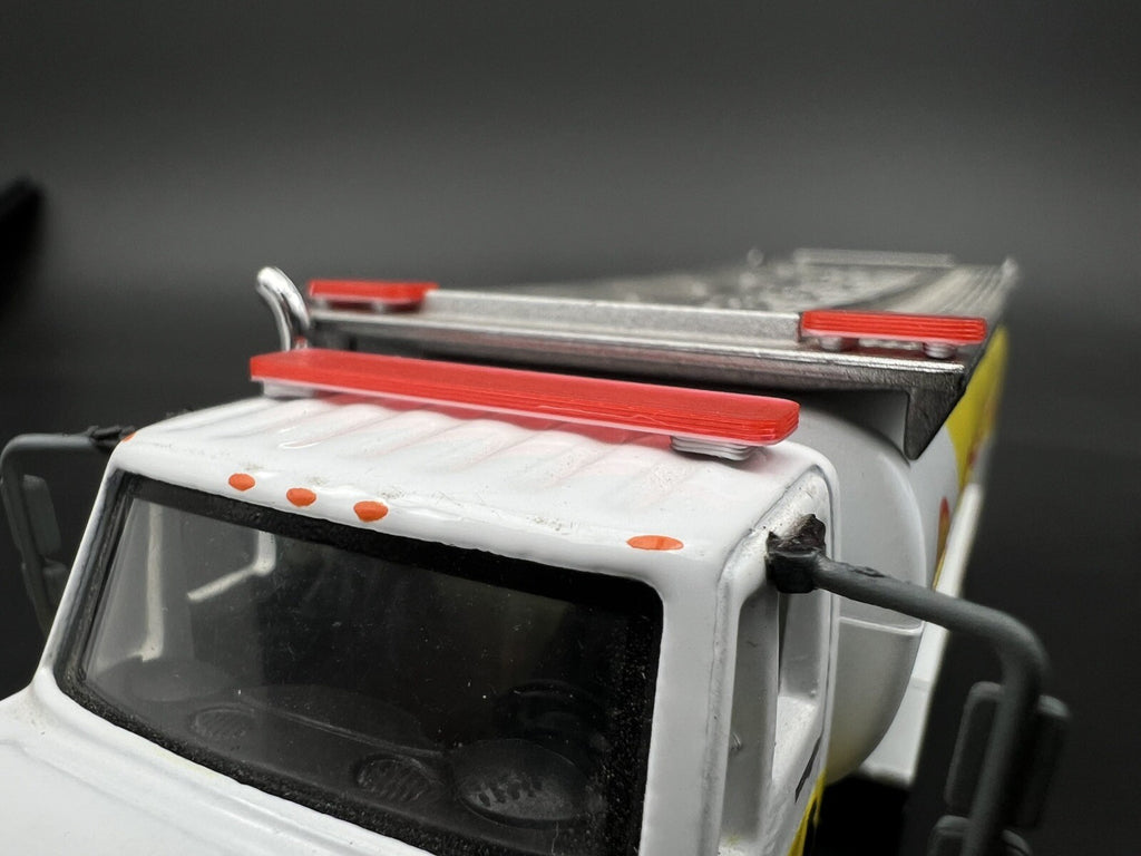 3 Pack 1/64 Whelen Long & Short Red Lightbar Code 3 Fire DCP Tow Truck Trailers2