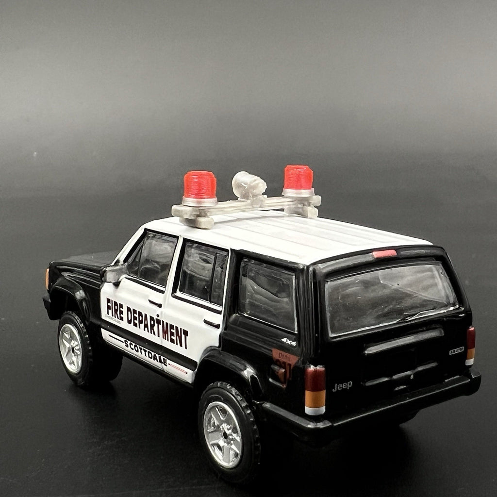 2 Pack 1/64 Red Mars Skybolt Beacon Lightbar Siren Speaker Police Sheriff7