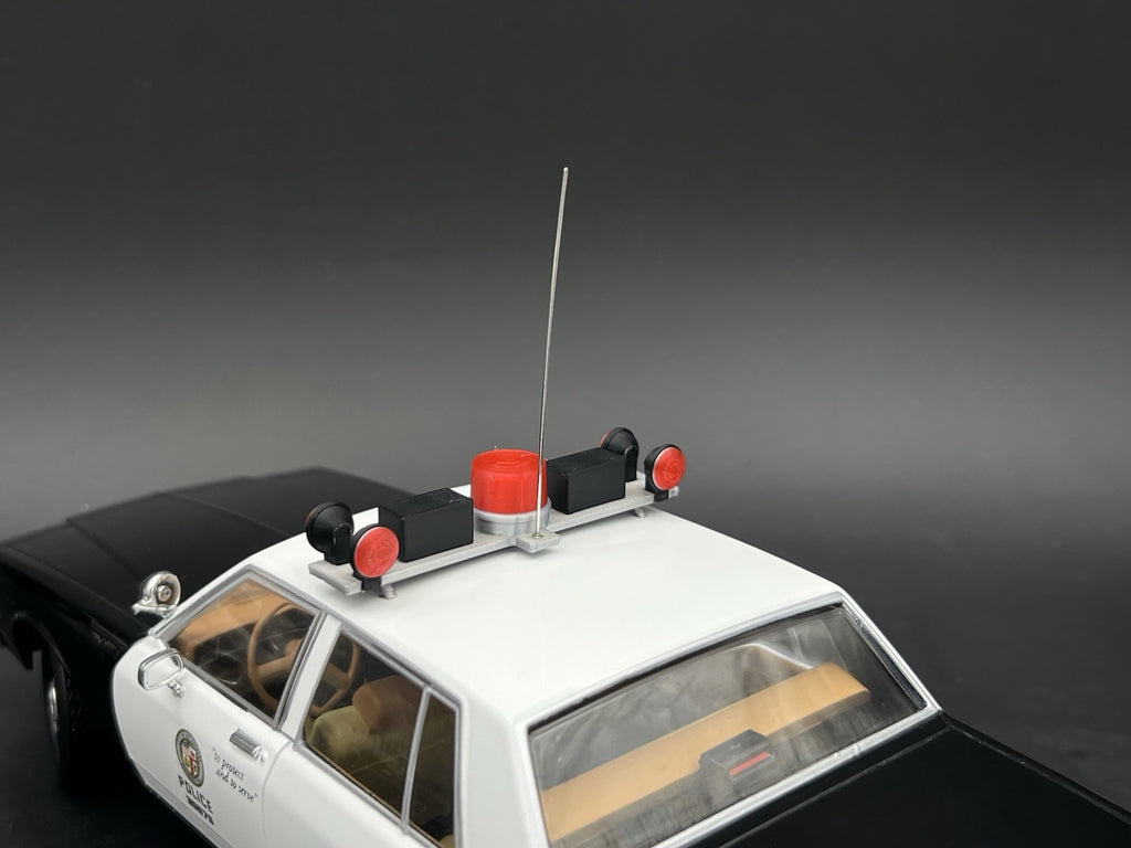 1/18 Dominion Lightbar Red Clear Ontario Provincial Police OPP Style Canada18