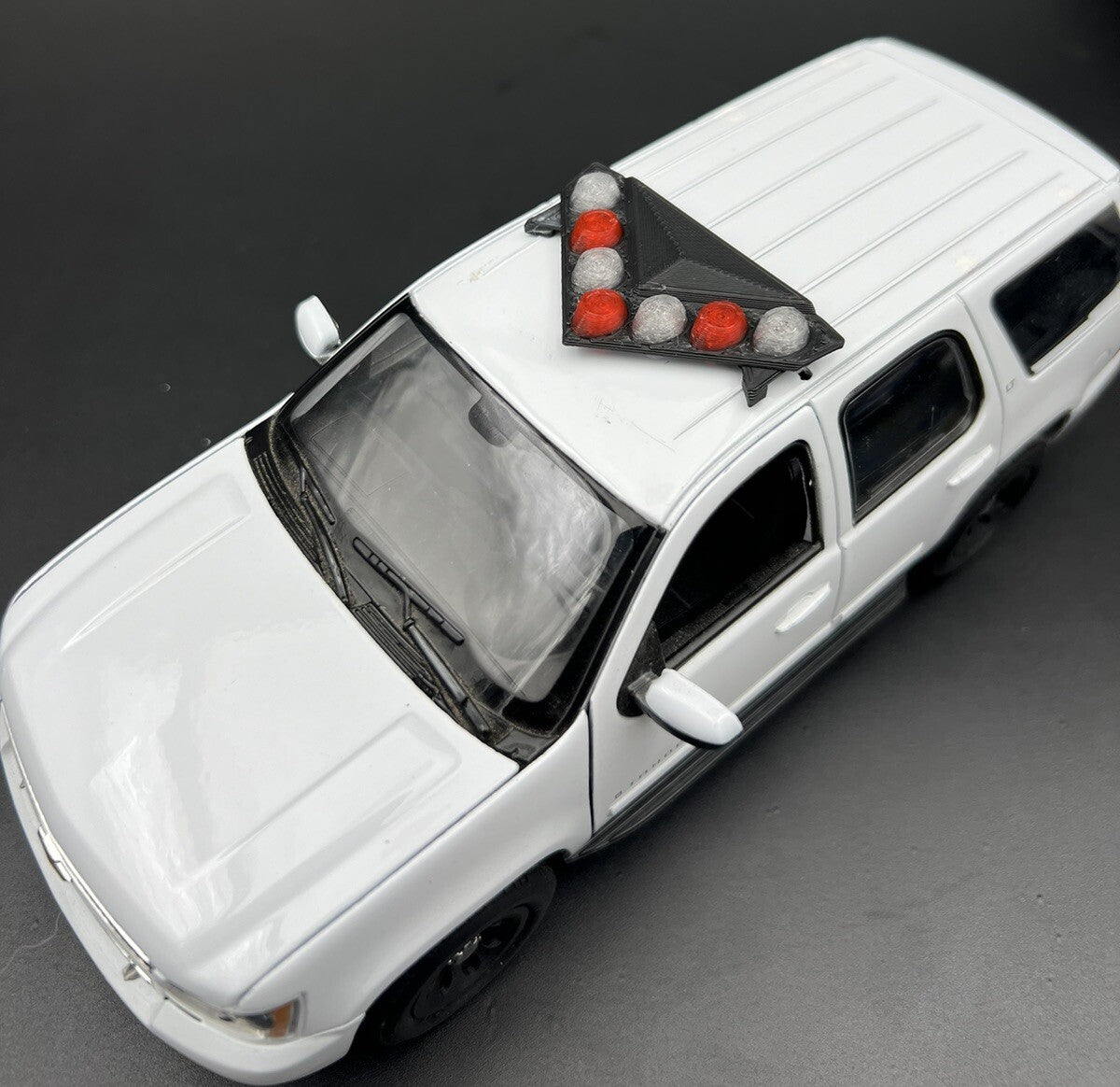 1/24 25 27 LED Ready NYPD Red Federal Signal Vision SLR Lightbar Police Car4
