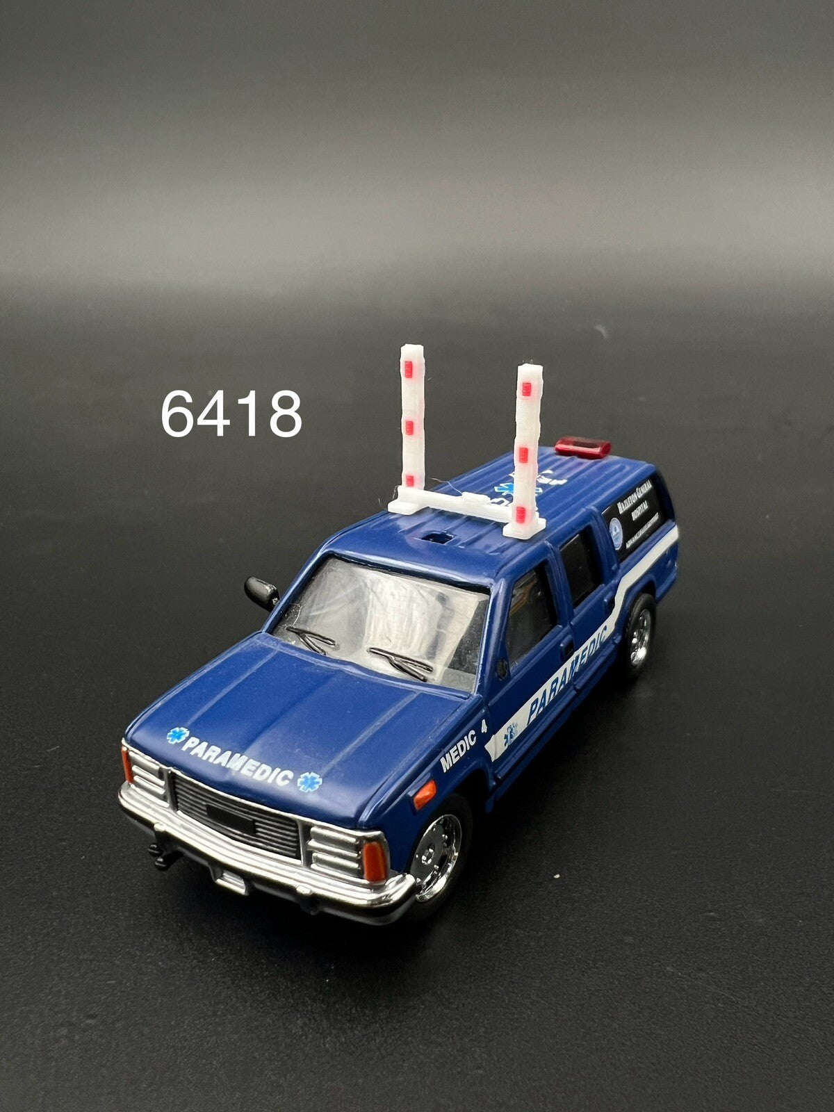 1/64 NYPD Highway Patrol Style High Riser (Up) Lightbar New York Police Sheriff0