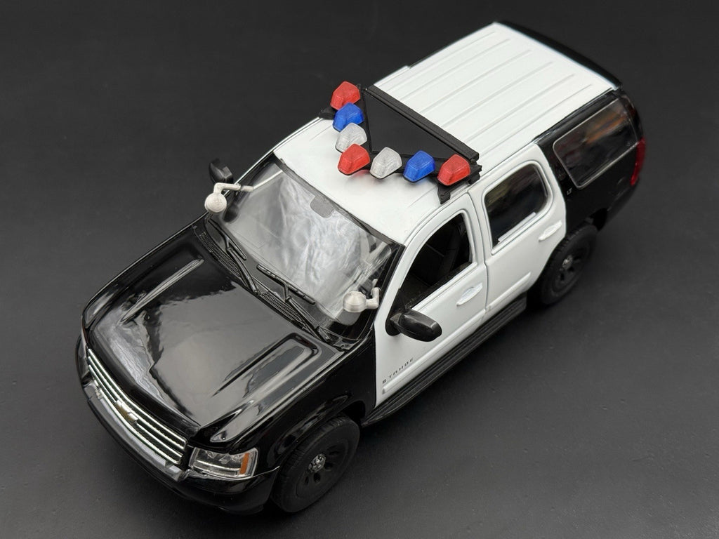 1/24 25 LED Ready CHP PSP Federal Vector Vision Lightbar Police Car 2432 BR33