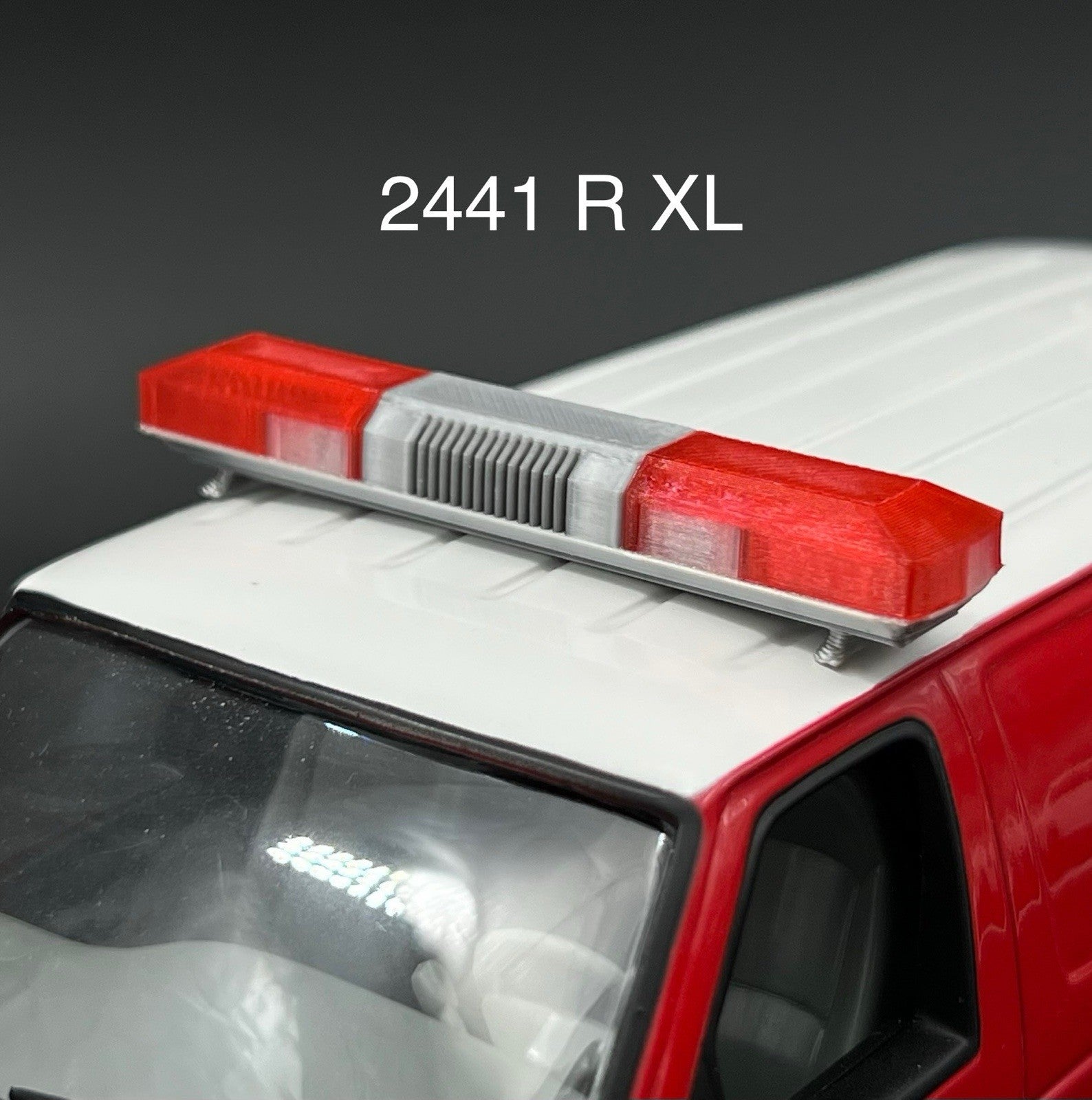 1/24 Red XL Extra Wide Smith Wesson 8780 8880 8980 Lightbar Fire Engine Truck0