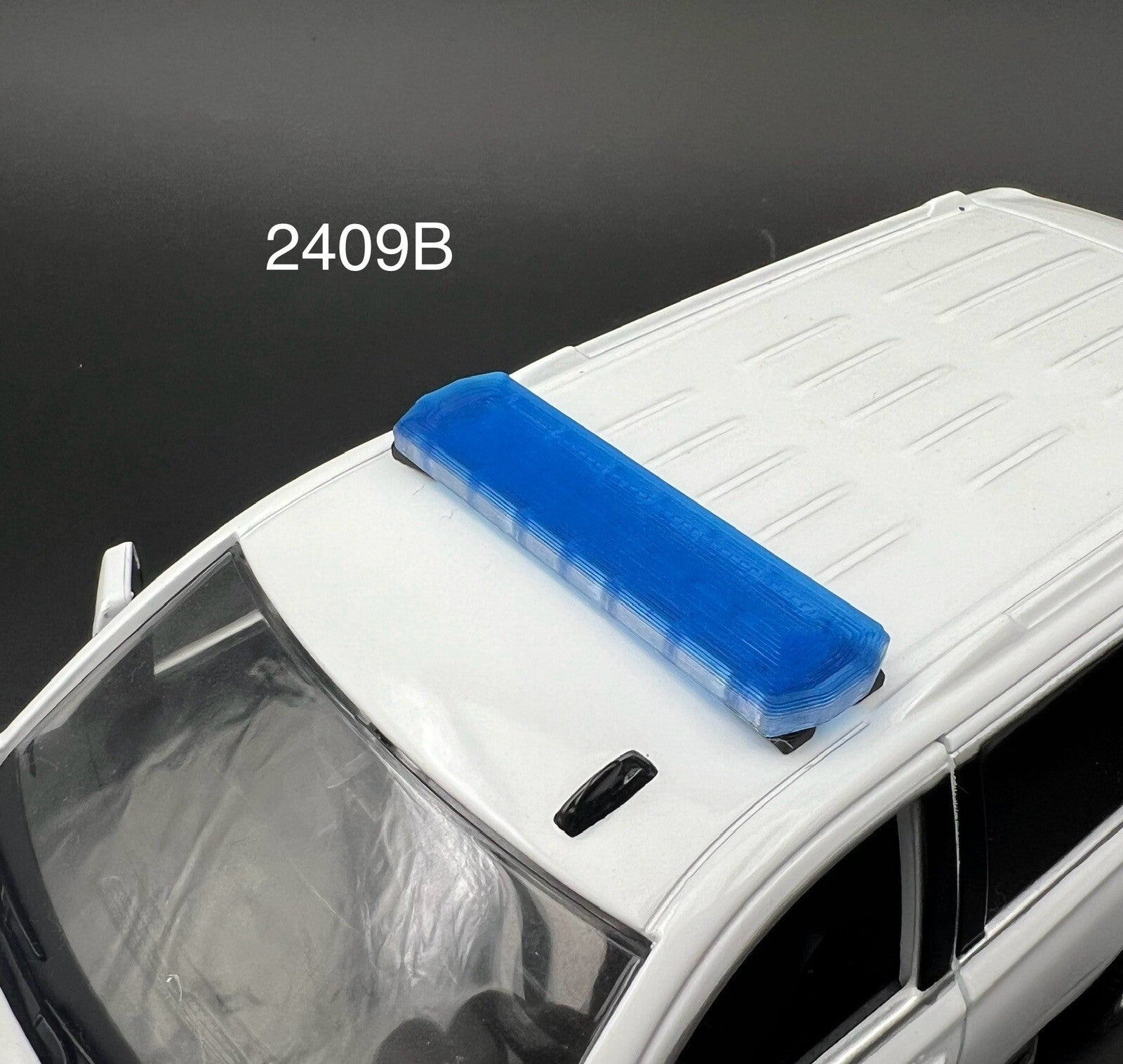 1/24 25 27 LED Ready Code 3 2700 Blue Lightbar Sheriff Highway Patrol Police0
