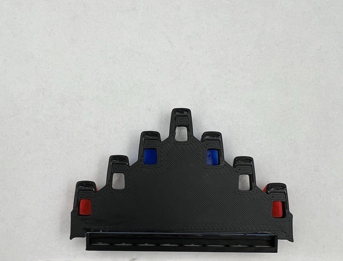 1/24 25 Scale Model LED Ready Clear Federal Vector Lightbar Police Fire 2432C16