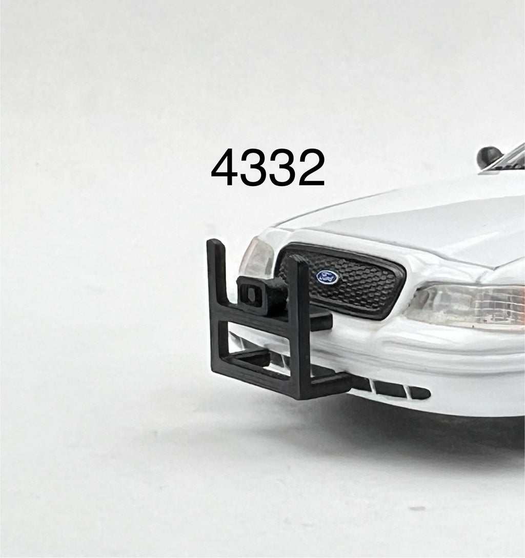 1/43 CHP Style Push Bumper Pushbar Crown Vic California Highway Patrol0