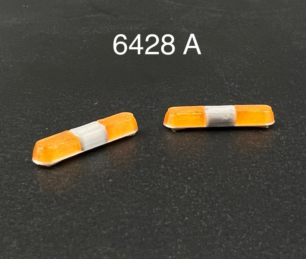 2 Pack 1/64 80H 90H 8000 Lightbar Amber Yellow Security Work Tow Truck0