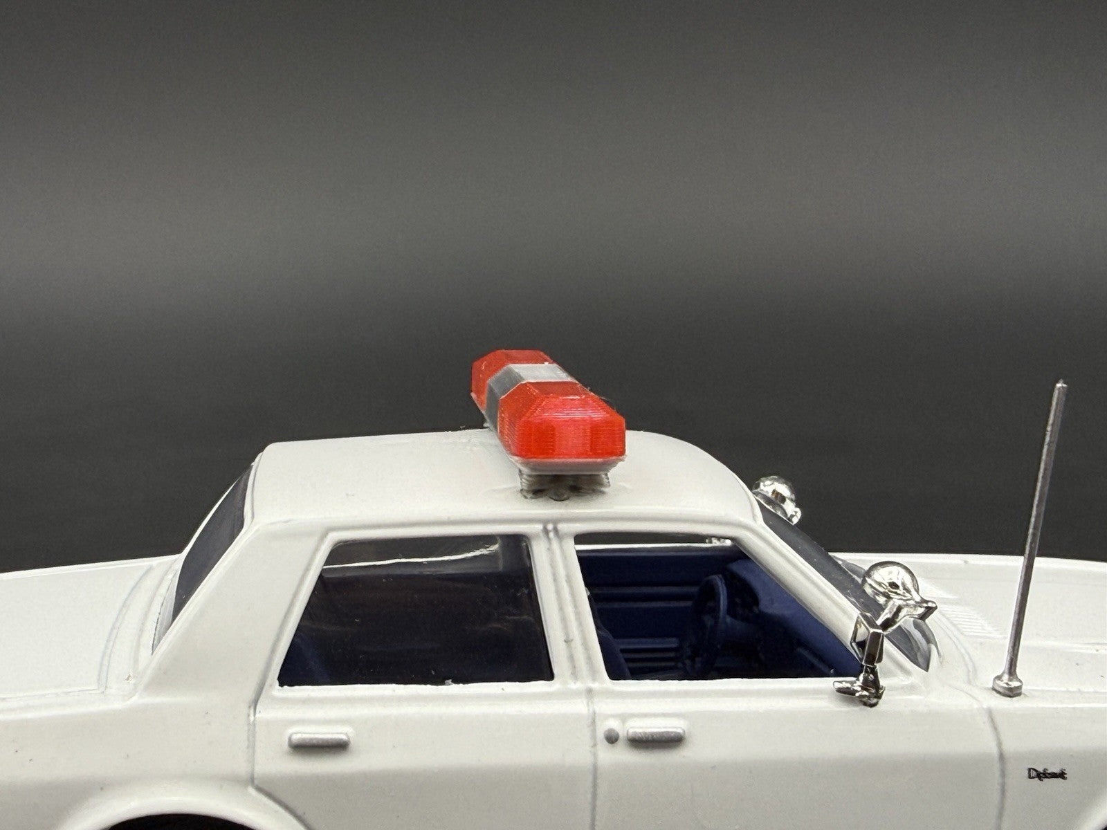 2-Pack 1/43 Scale Model Red Amber Flasher Smith Wesson 8880 Lightbar 4343R6
