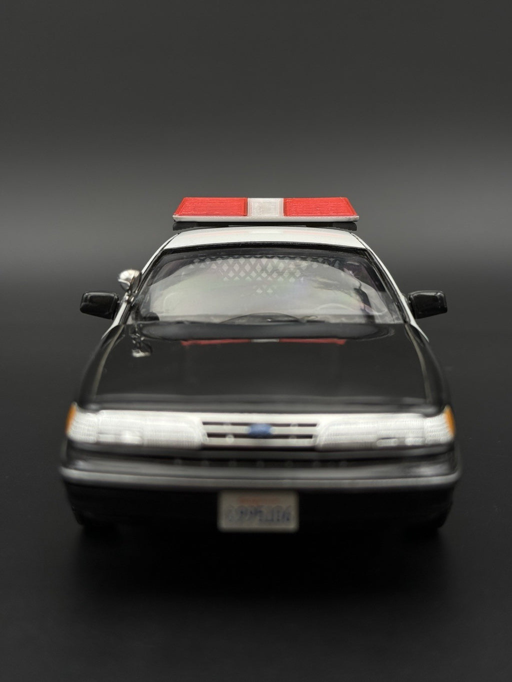 1/24 1/25 Scale Model Red Clear Code 3 LP6000 Lightbar Police Fire 2411ClearR4