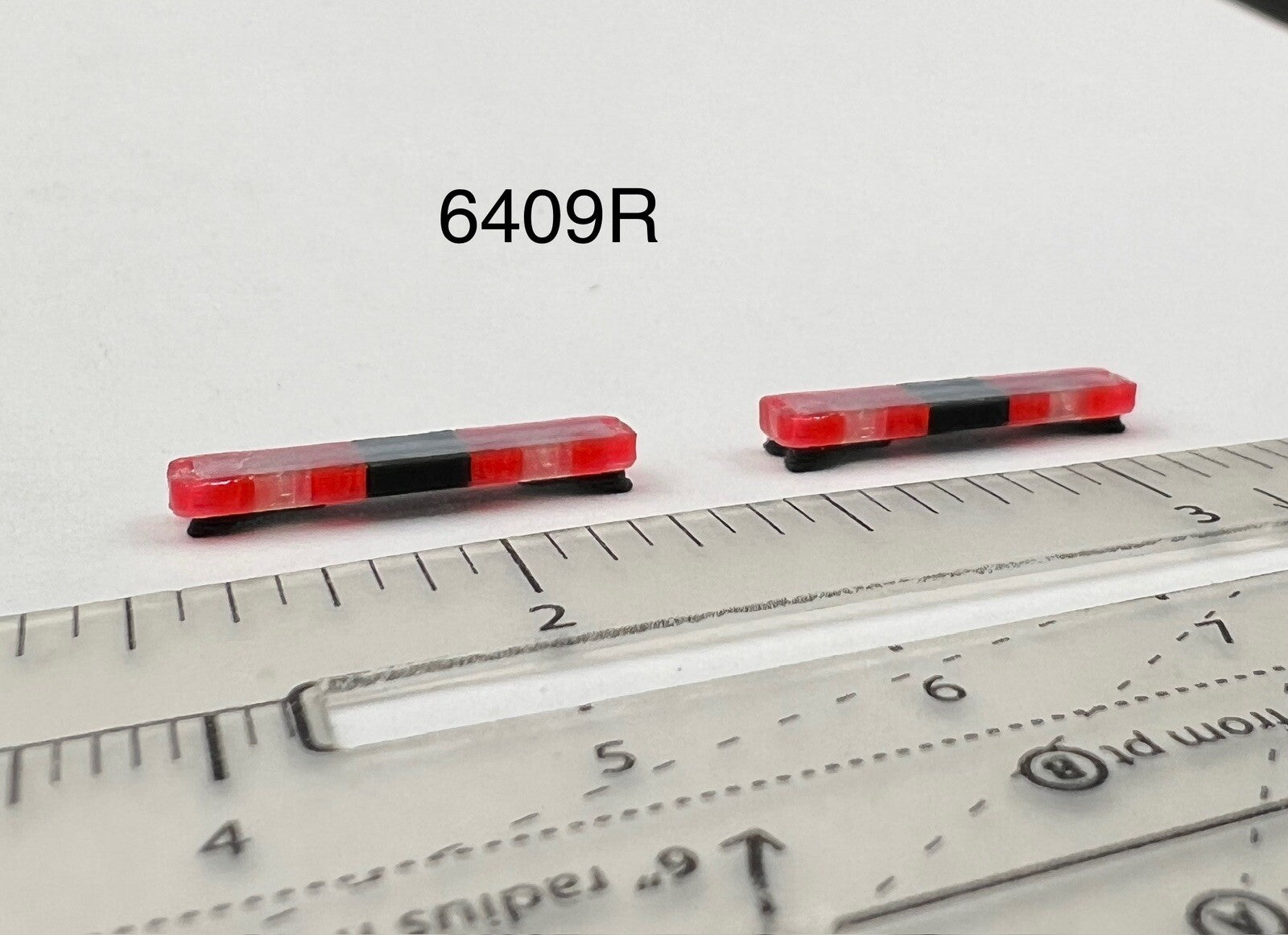 2-Pack 1/64 Whelen Edge Lightbar Red Fire EMS Police Sheriff Ambulance 6409R0