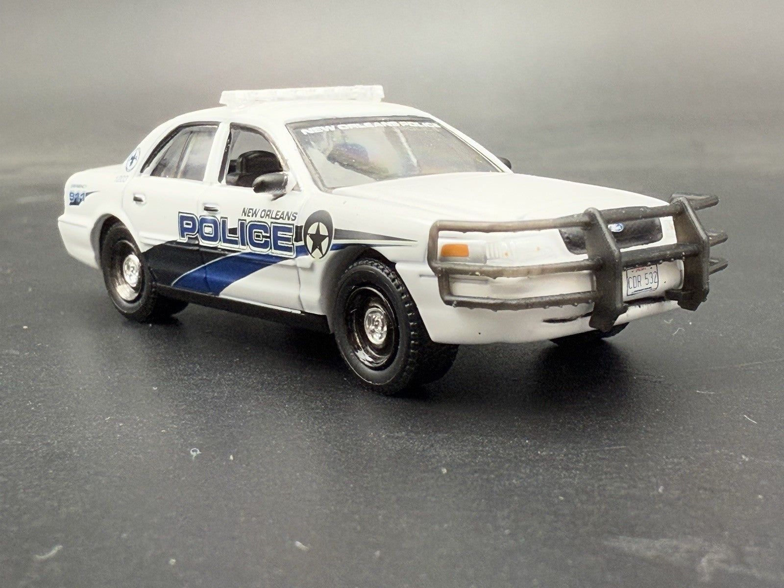 2 PACK 1/64 Scale Go Rhino Wrap Around Push Bumper Pushbar For Crown Vic Police3