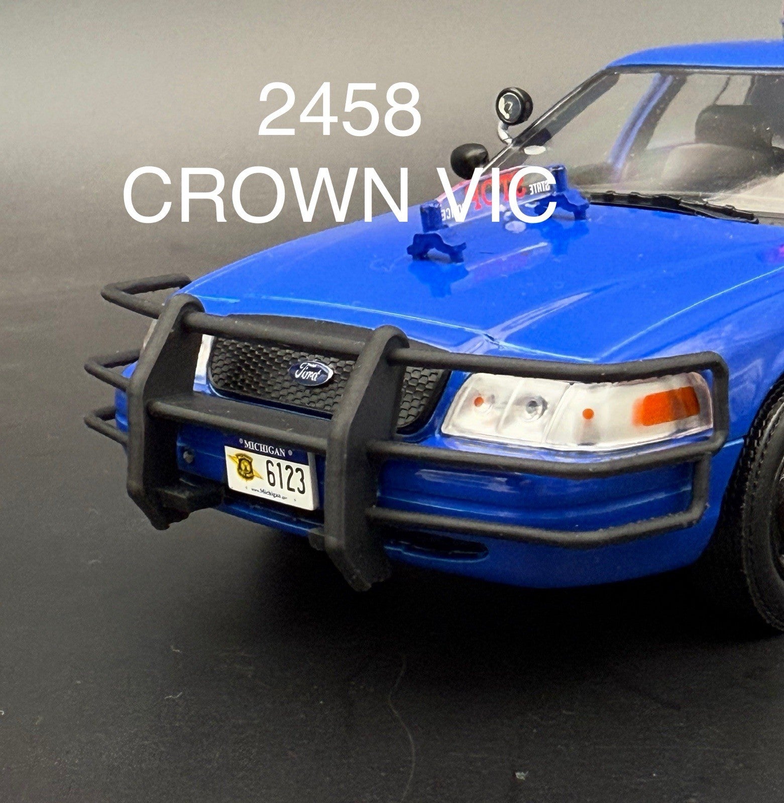 1/24 25 Go Rhino Wrap Around Push Bumper Pushbar Motormax Greenlight Crown Vic0