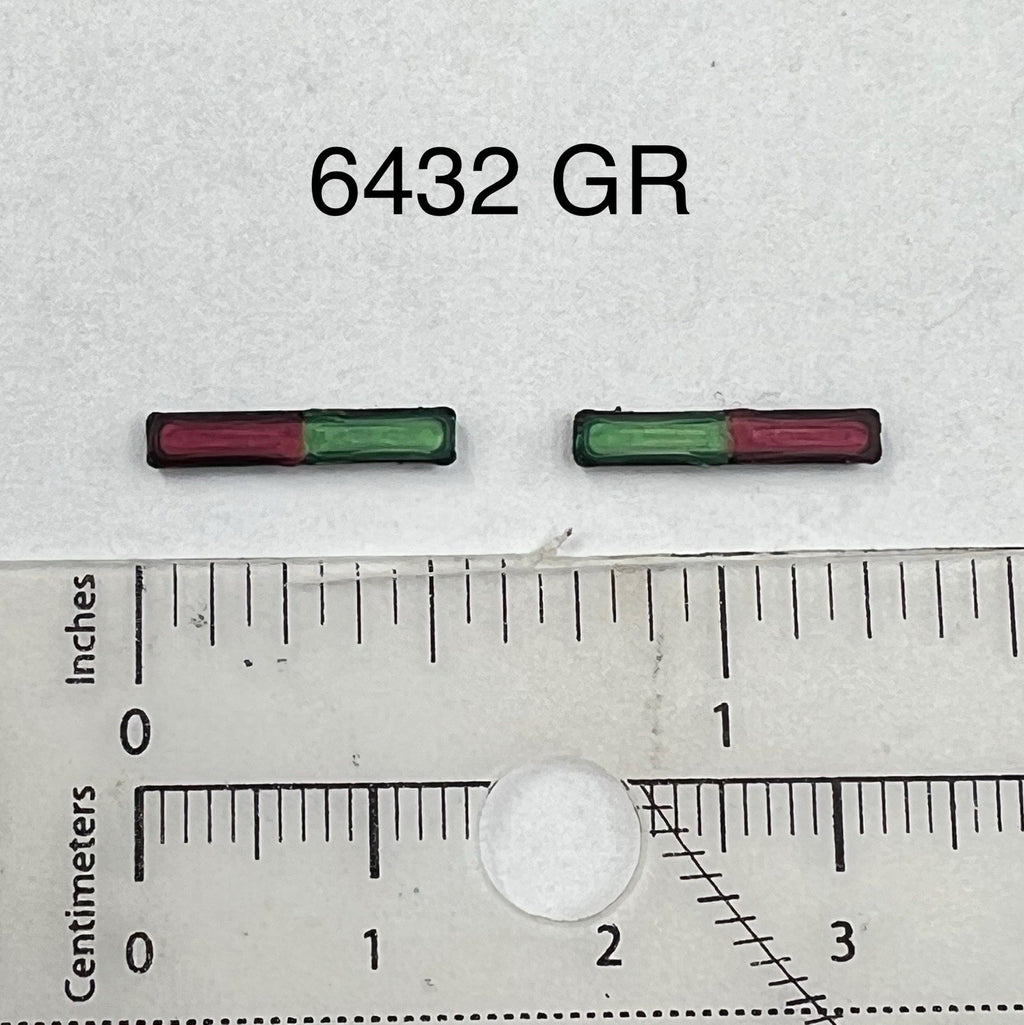 2 Pack 1/64 Green Red Interior Traffic Arrow Board Deck Lightbar Chicago Fire0