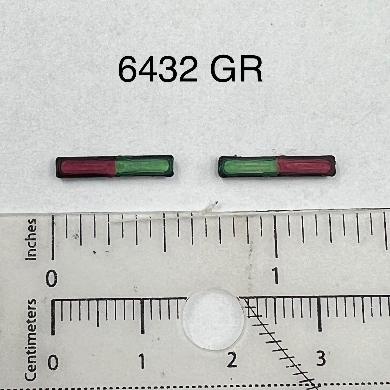 2 Pack 1/64 Green Red Interior Traffic Arrow Board Deck Lightbar Chicago Fire0