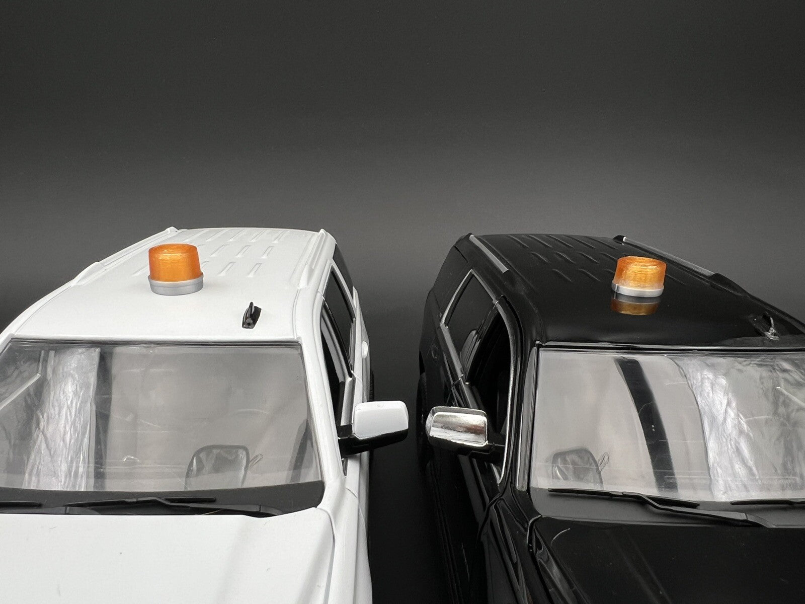 2 Pack 1/24 25 27 LED Ready Amber Beacon Lightbar Security Tow Work Truck4