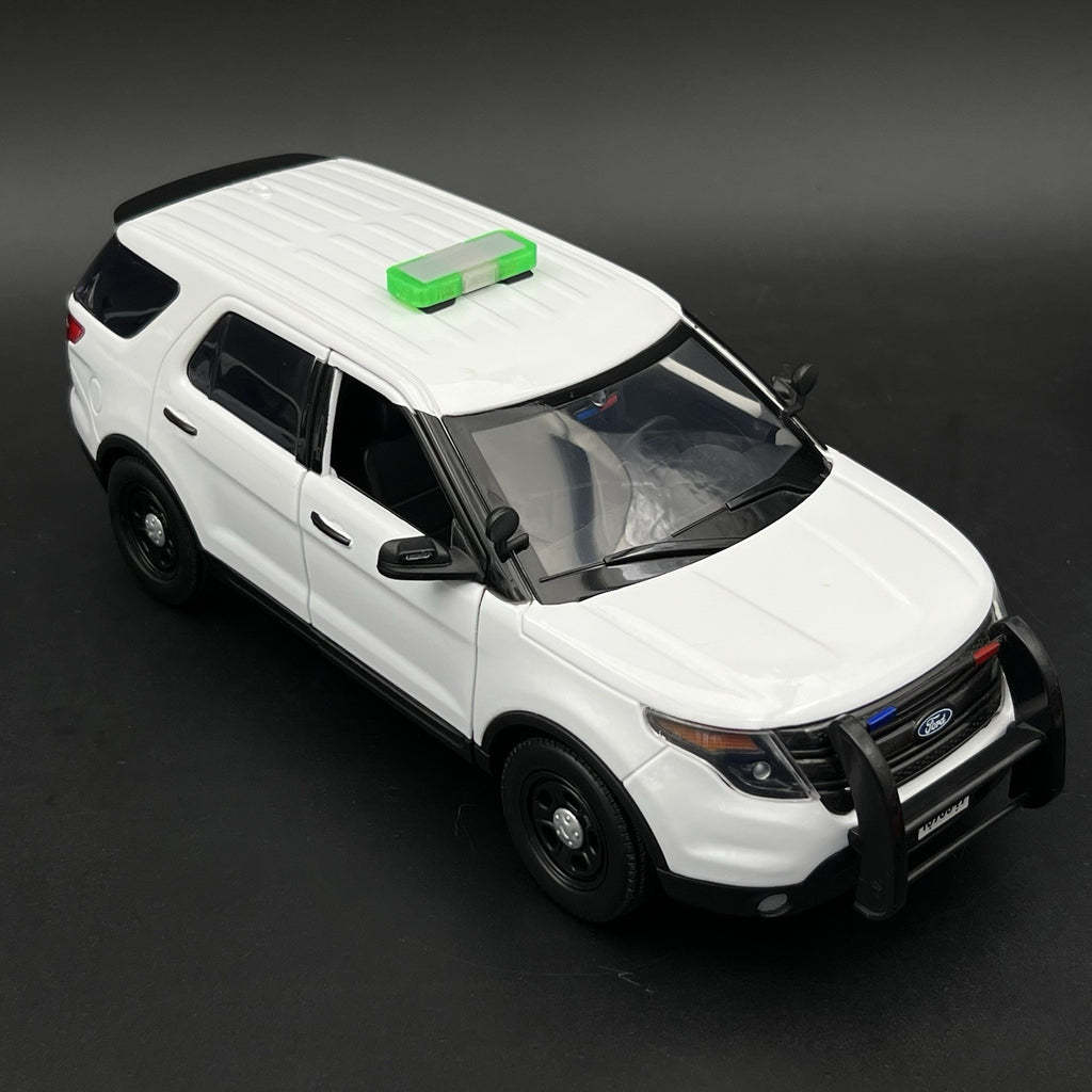 1/18 Mini Whelen Edge Lightbar Clear Green Gray Top Cover12