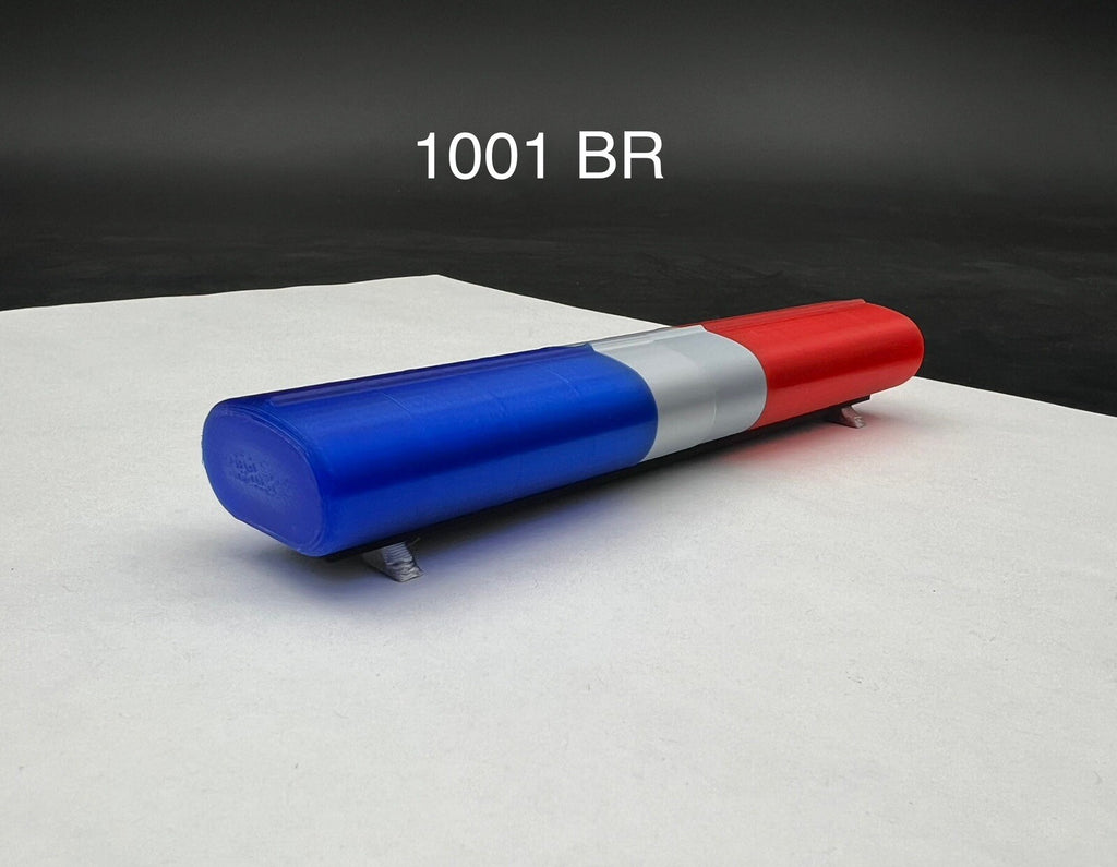 1/10 Scale LED Ready AeroDynic Lightbar Dukes Of Hazzard Blue Red Police CHP0