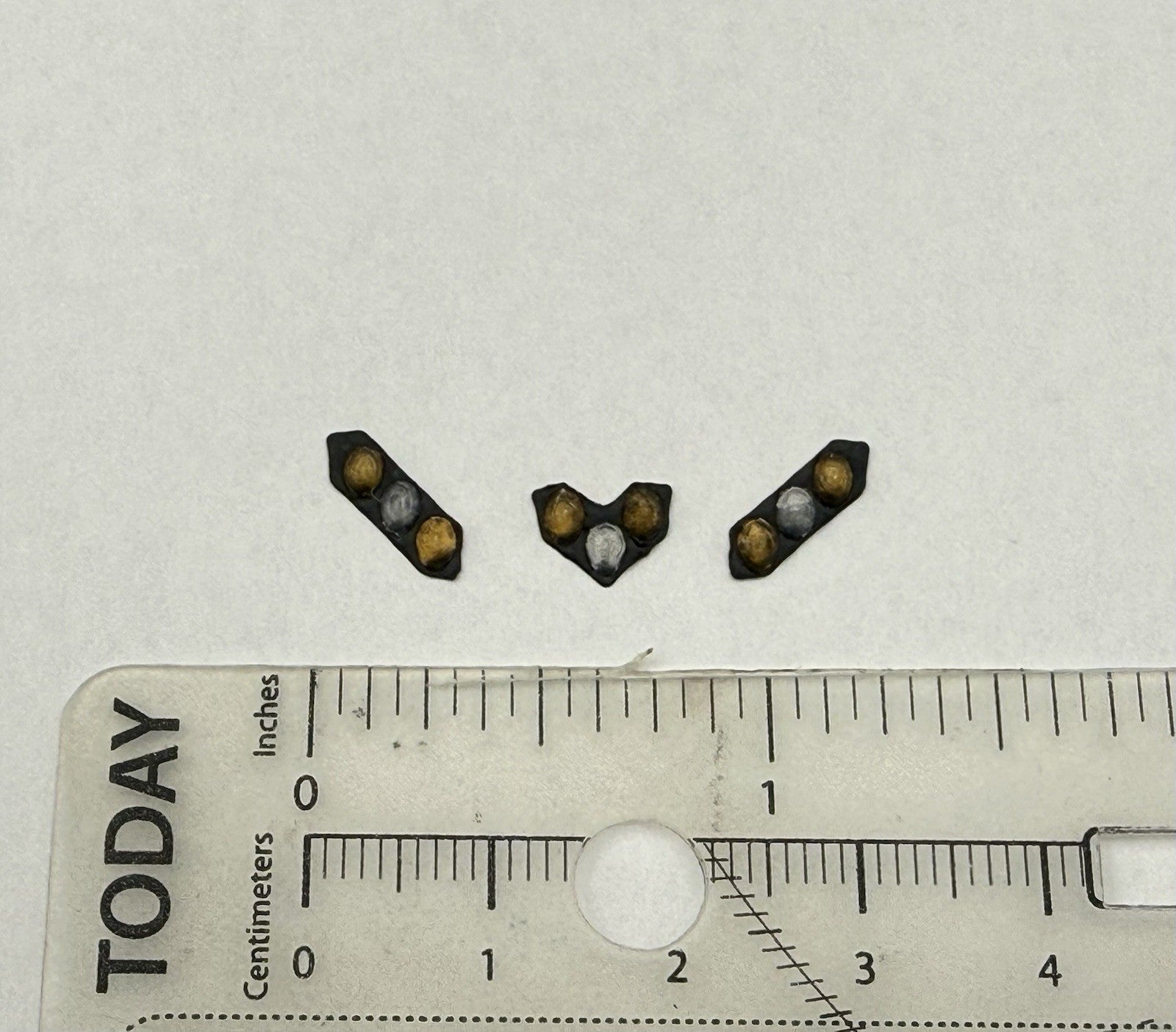 3 Pack 1/87 HO Scale Amber Clear Split Vision SLR Lightbar Truck 8709SL3AC1