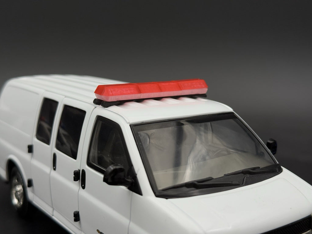 1/24 25 Scale Red Code 3 MX7000 XL Lightbar Ambulance Fire Truck Width 58”5