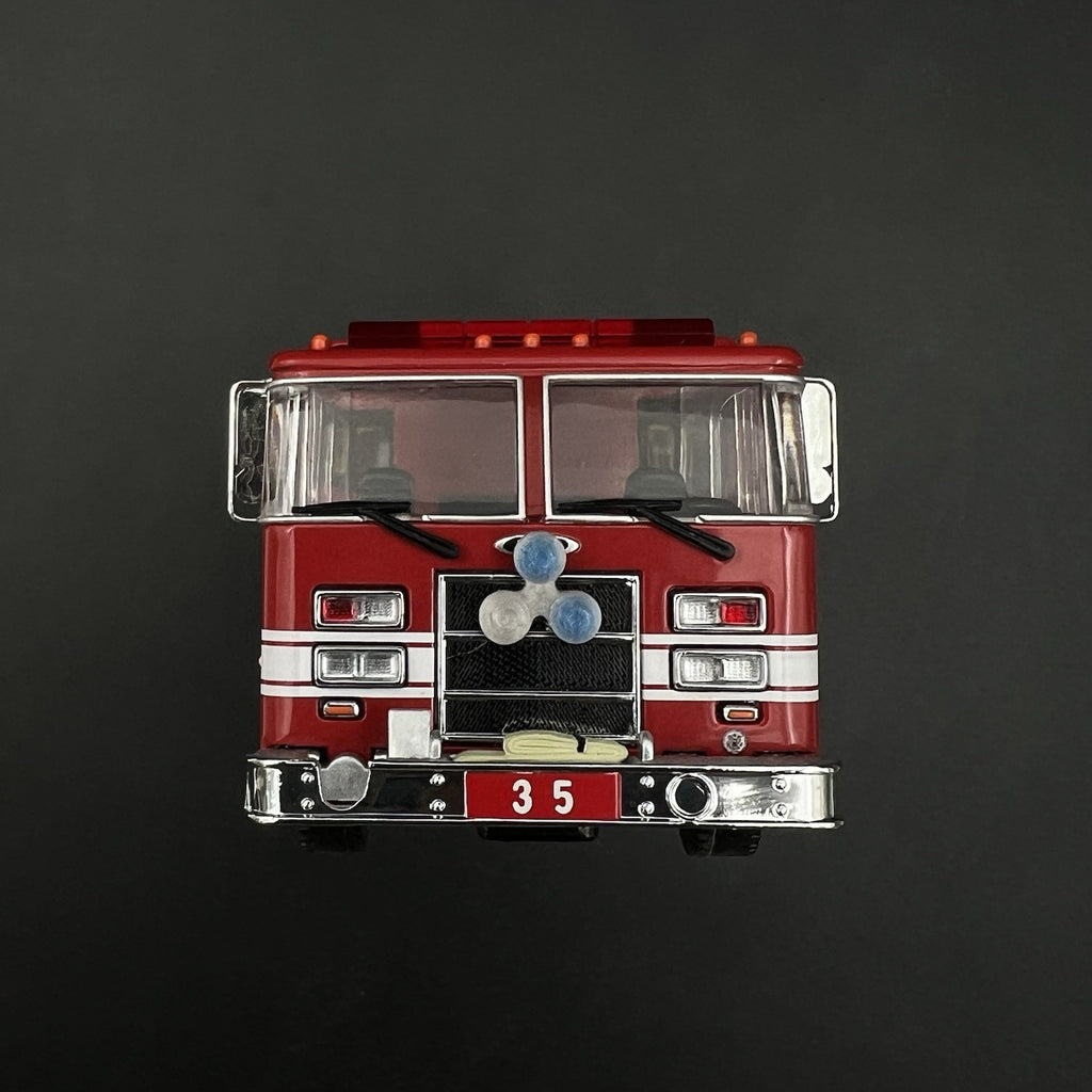 2 Pack 1/64 Roto Ray Blue Clear Emergency Light Code 3 Fire Truck Engine Ladder1