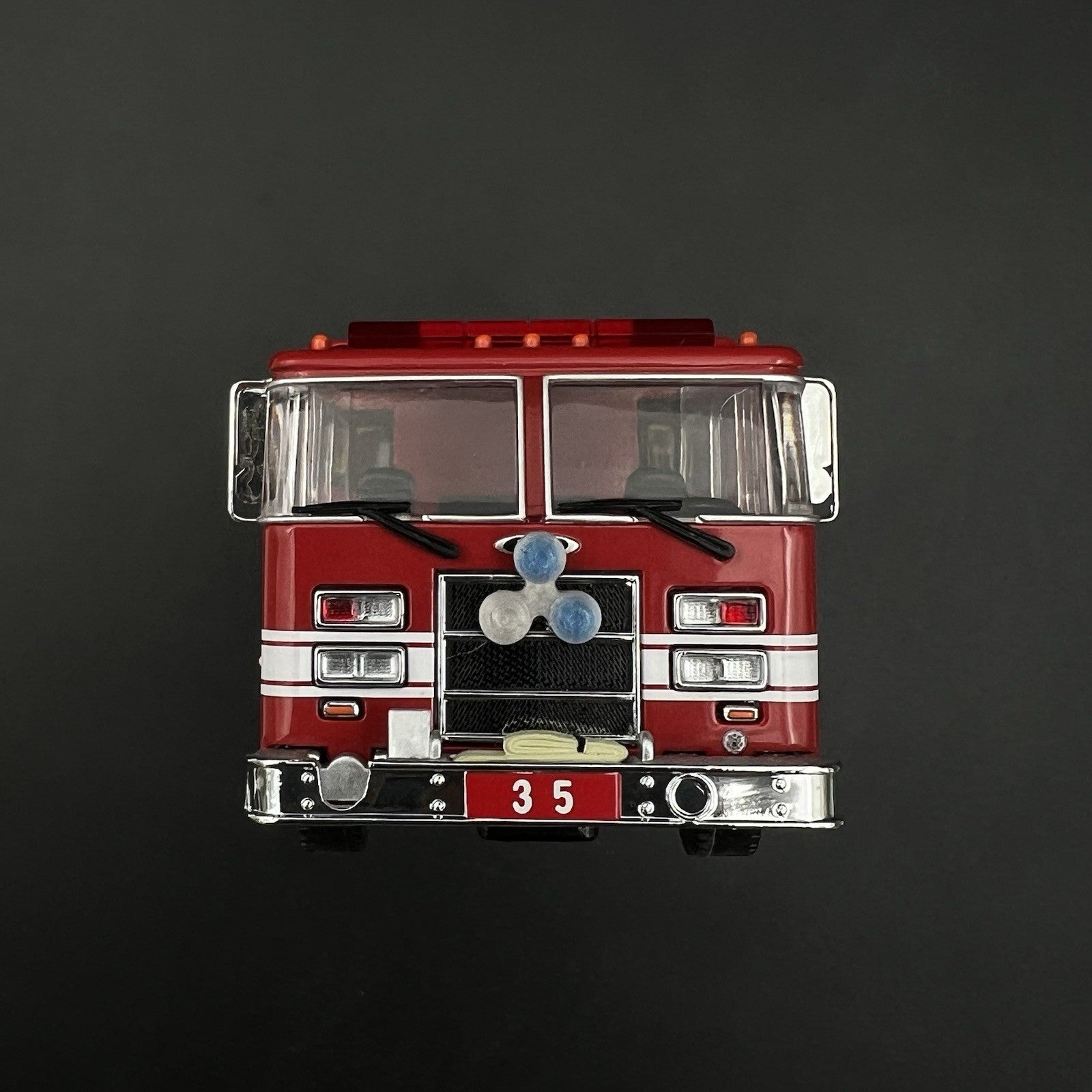 2 Pack 1/64 Roto Ray Blue Clear Emergency Light Code 3 Fire Truck Engine Ladder1