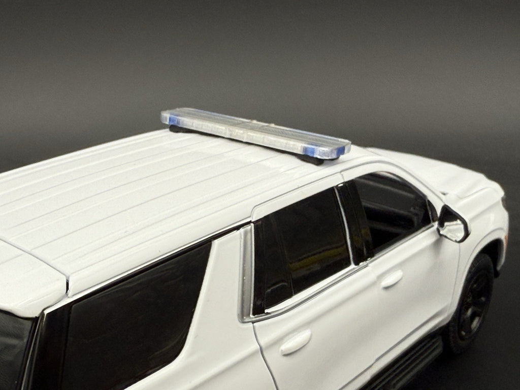 1/24 25 LED Ready Whelen Liberty II XL Hawaii Blue Police Lightbar Tahoe SUV10