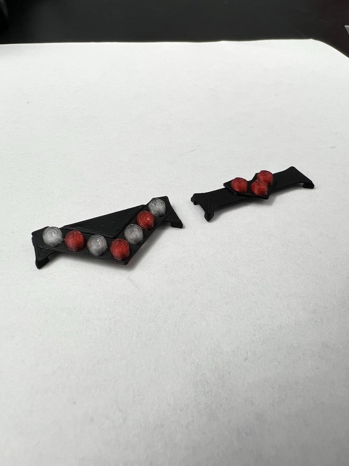 2 Pack 1/43 NYPD Red Federal Signal Vision SLR Lightbar Greenlight Police Car4