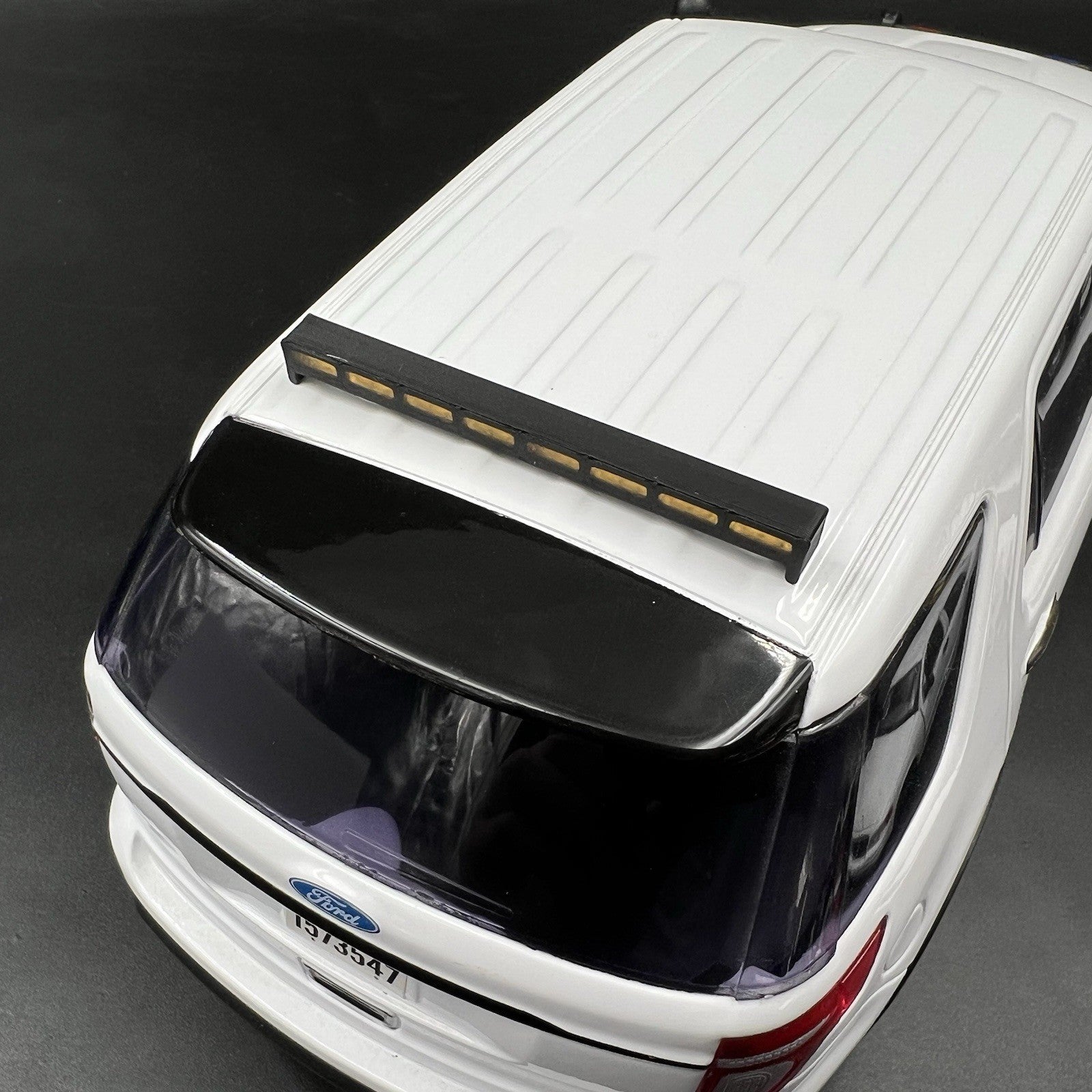1/18 LED Ready Amber Traffic Advisor Arrow Stick Deck Lightbar Police Sheriff3