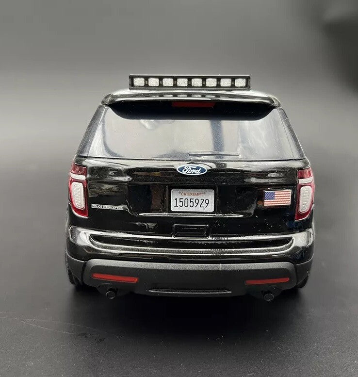 1/18 Scale Model LED Compatible Traffic Arrow Board Deck Lightbar Police 1808 3