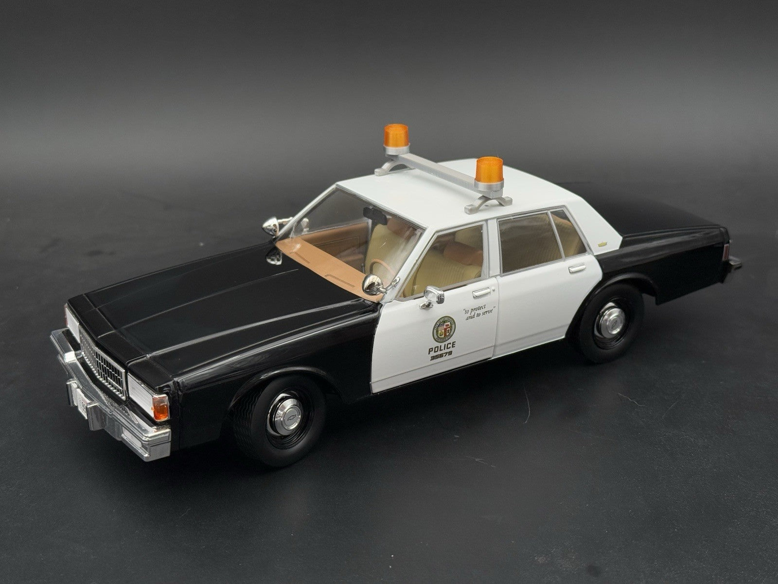 1/18 LED Ready Federal Amber Twin Beacon Ray Only Police Lightbar Visibar4