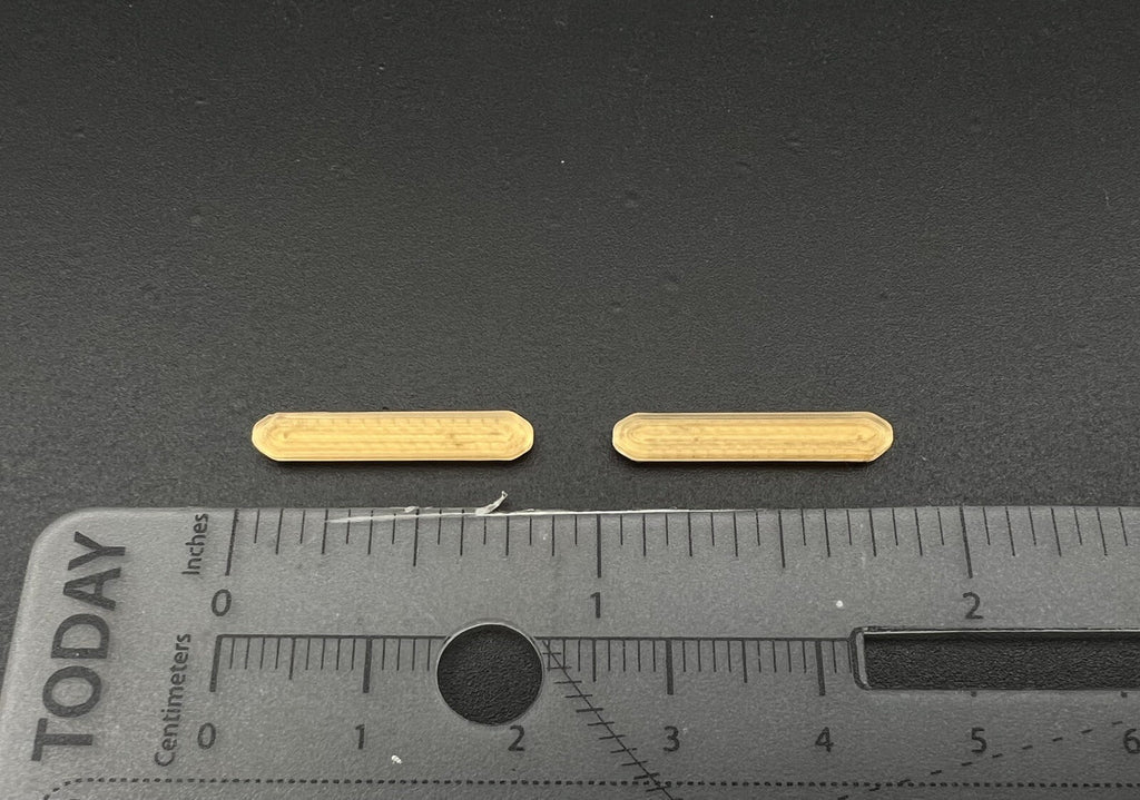 2 Pack 1/64 Amber LED Style Narrow Lightbar Greenlight Work Tow Construction6