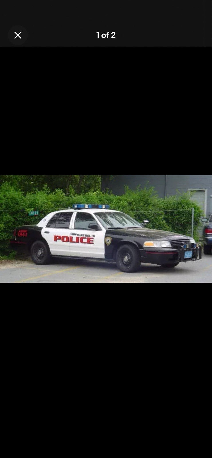 1/18 Scale LED Ready Whelen Edge United Kingdom Police Lightbar Blue Red 1812 UK16