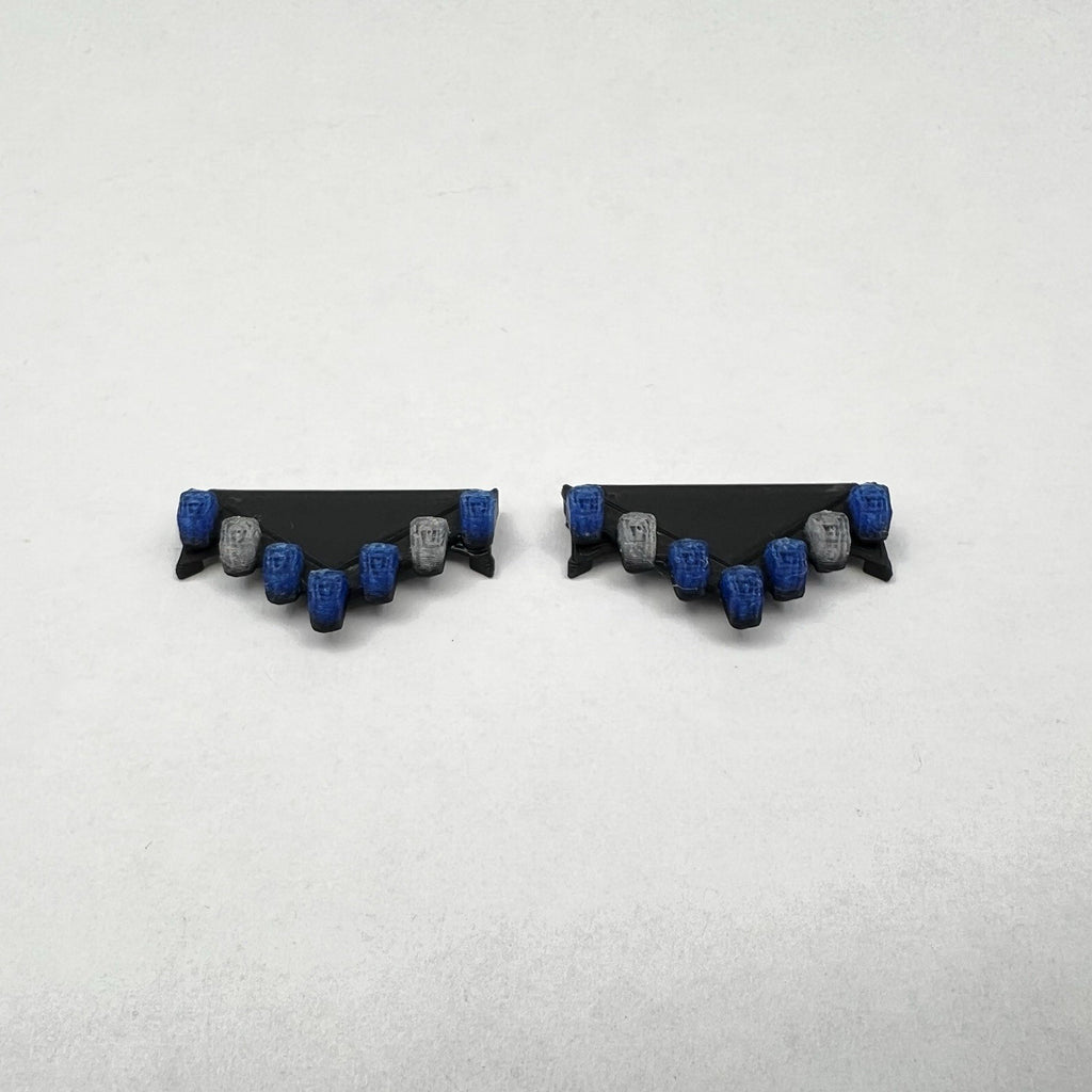 2 Pack 1/43 Blue Vector Vision Lightbar FHP Florida Highway Patrol Police3