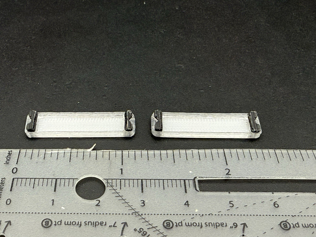 2 Pack 1/43 LED Compatible SUV Length Whelen Gray Top Lightbar O Scale Police4