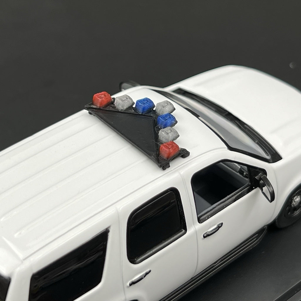 2 Pack 1/43 Blue Red Vector Vision Lightbar LVMPD Las Vegas Metro Police Style9