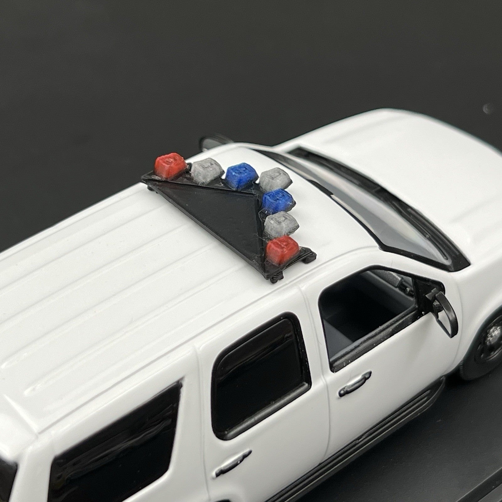 2 Pack 1/43 Blue Red Vector Vision Lightbar LVMPD Las Vegas Metro Police Style9