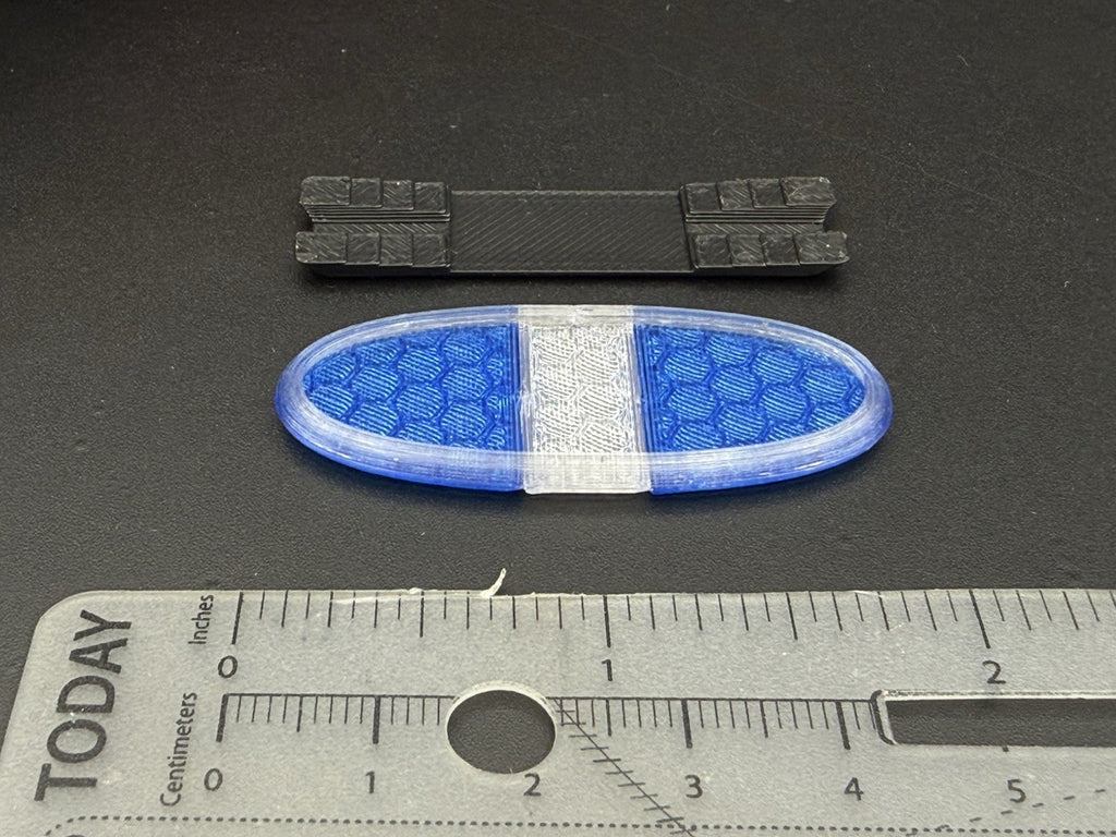 1/24 25 PCB Ready Blue Federal Signal Arjent Lightbar Police SUV 2412PCBBC2