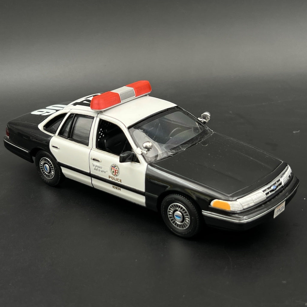 2-pack 1/43 Scale Model Red Amber Whelen 80H 90H 8000 Lightbar Police Fire10