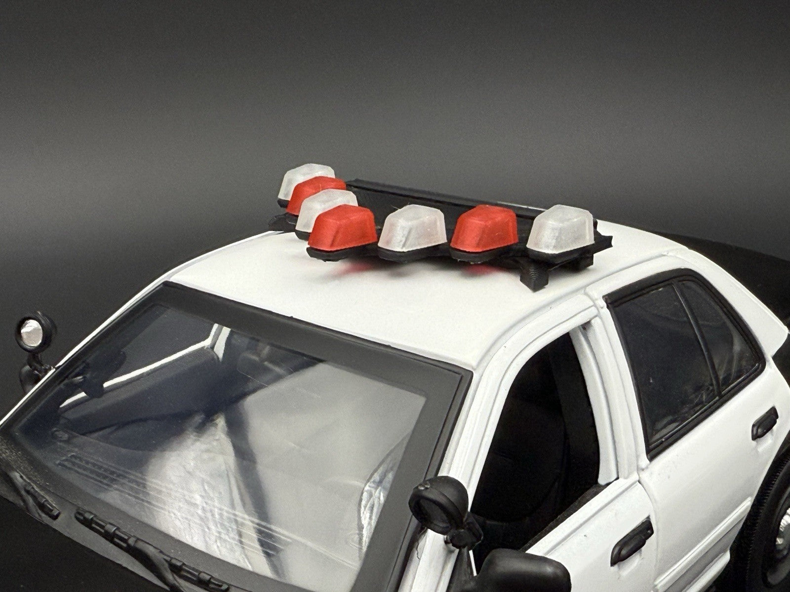1/18 Scale Model LED Ready NYPD Federal Vector Lightbar Police Post-2008 18374