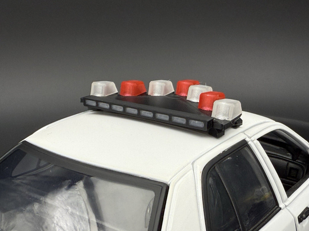 1/18 Scale Model LED Ready NYPD Federal Vector Lightbar Police Post-2008 183712