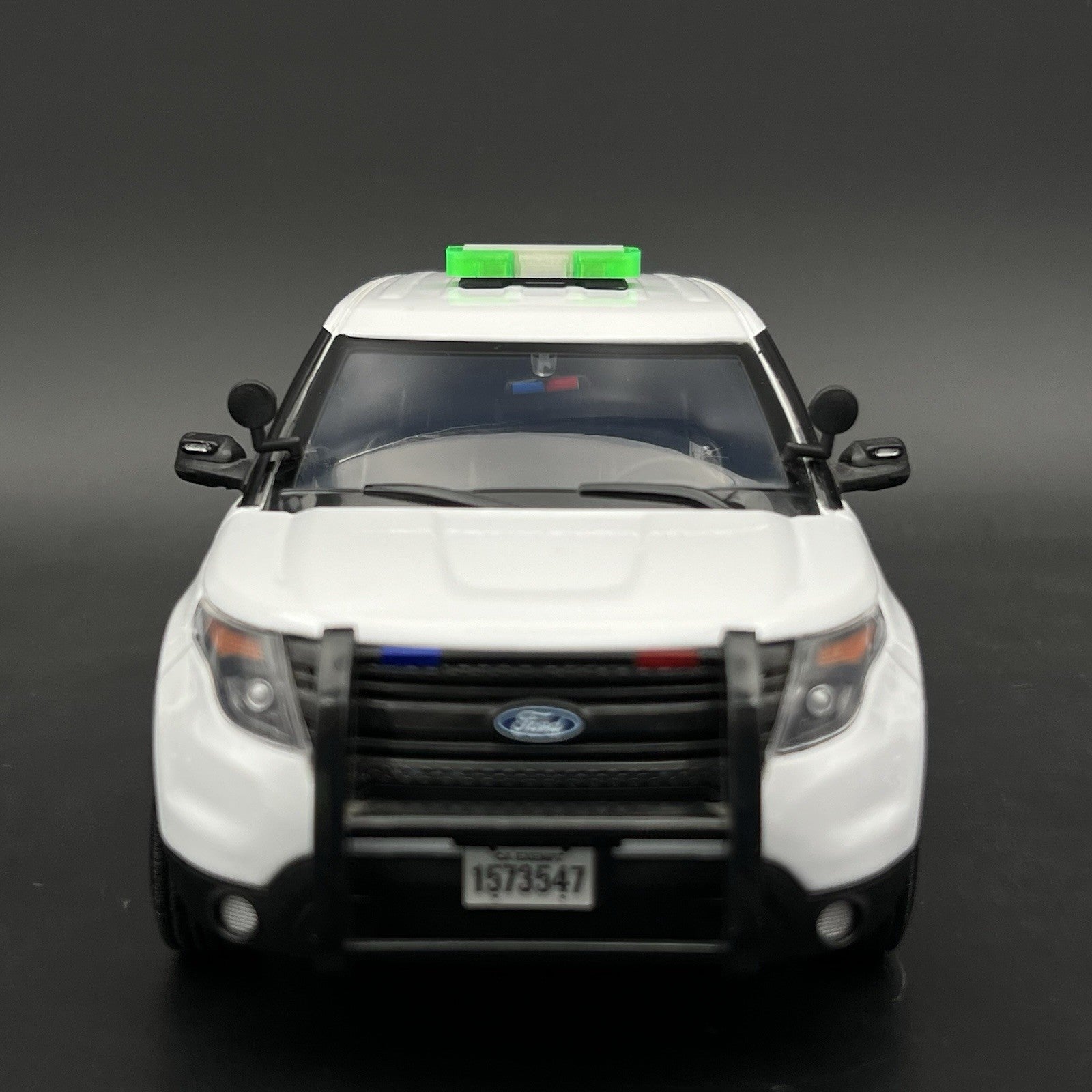 1/18 Mini Whelen Edge Lightbar Clear Green Gray Top Cover3