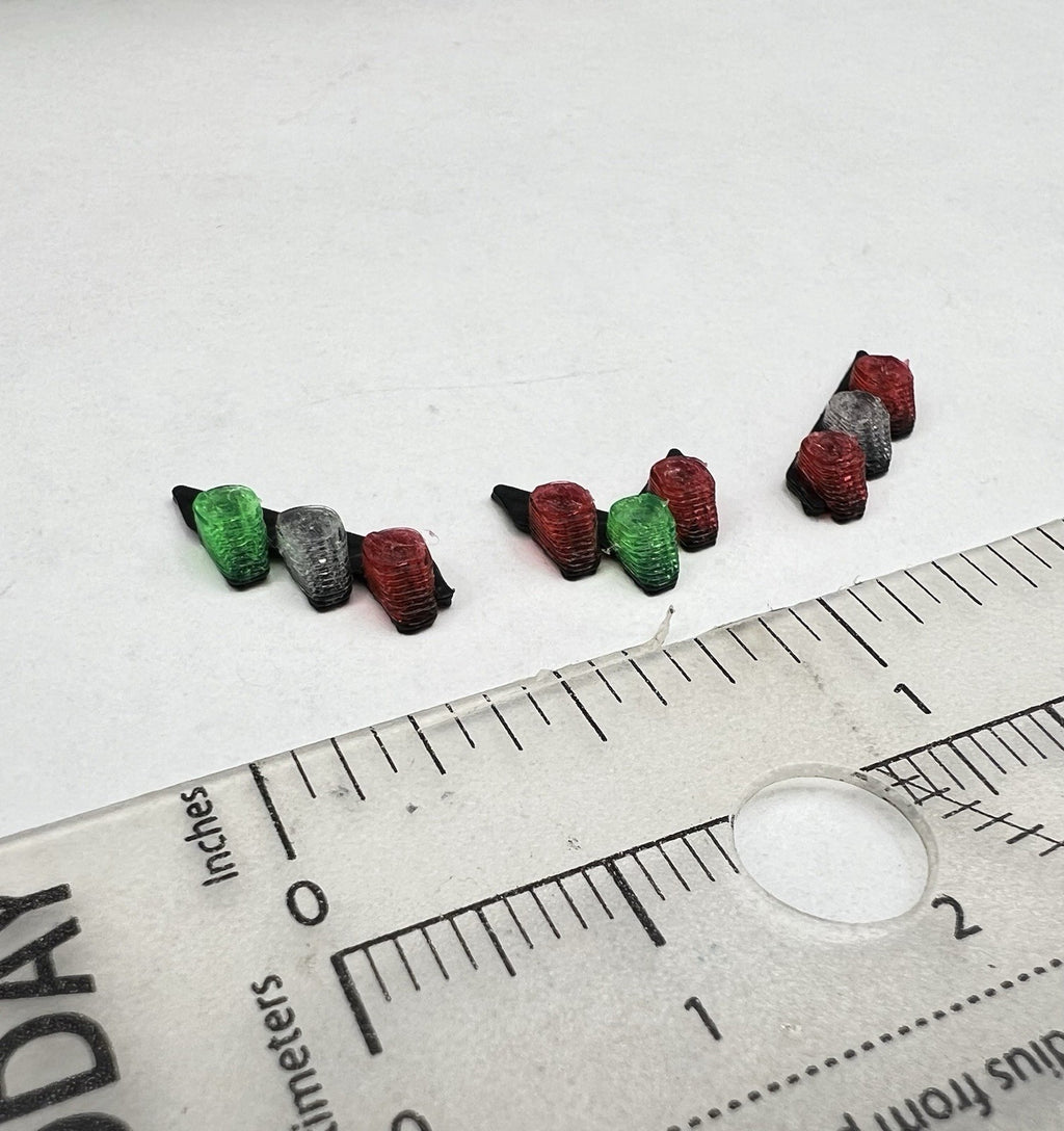 3 Pack 1/64 Chicago Fire CFD Green Red Split Vector Lightbar Truck Engine Code 32