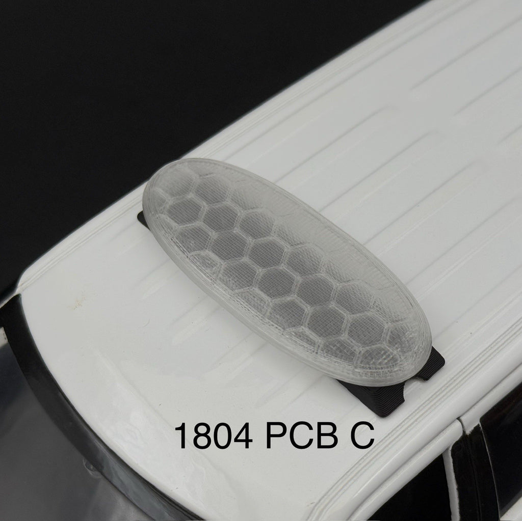 1/18 PCB Ready Clear Federal Signal Arjent Lightbar Police Sheriff SUV 1804PCB C0