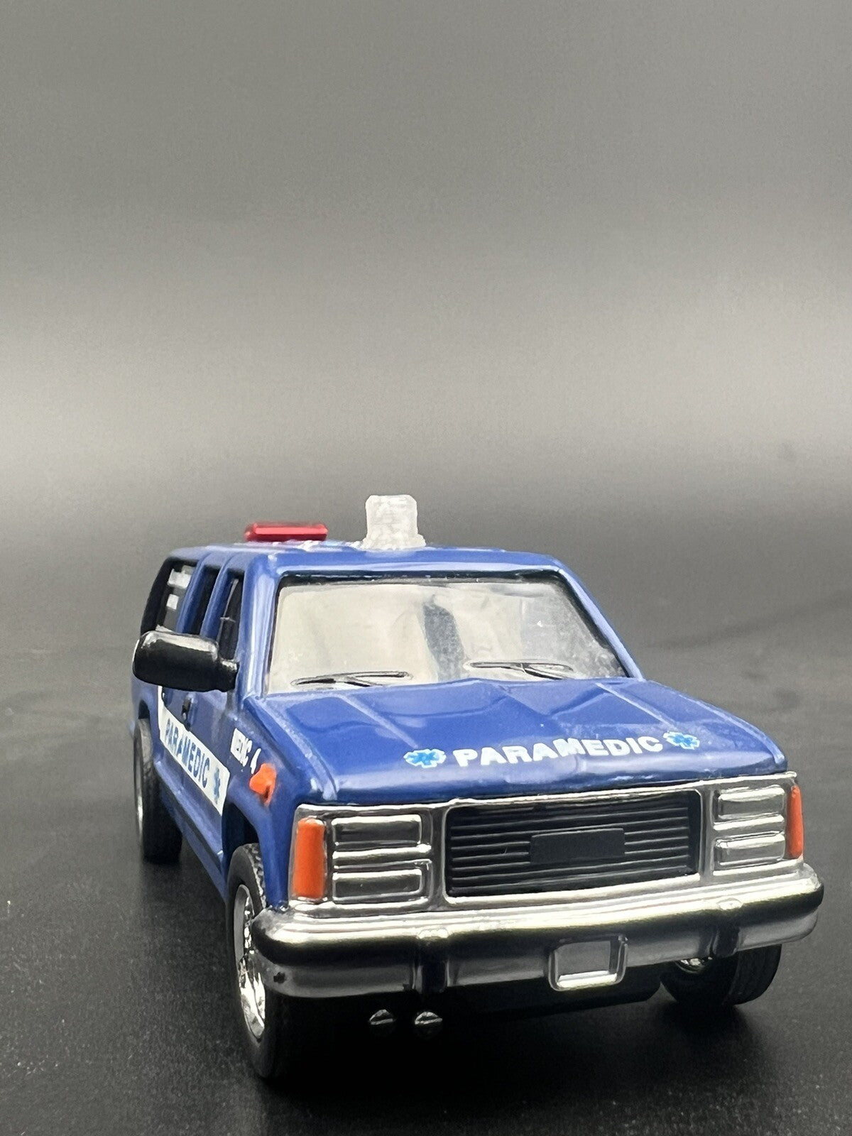 4-Pack 1/64 Scale Model Vintage Beacon Lightbar Police Car Fire 6415C3