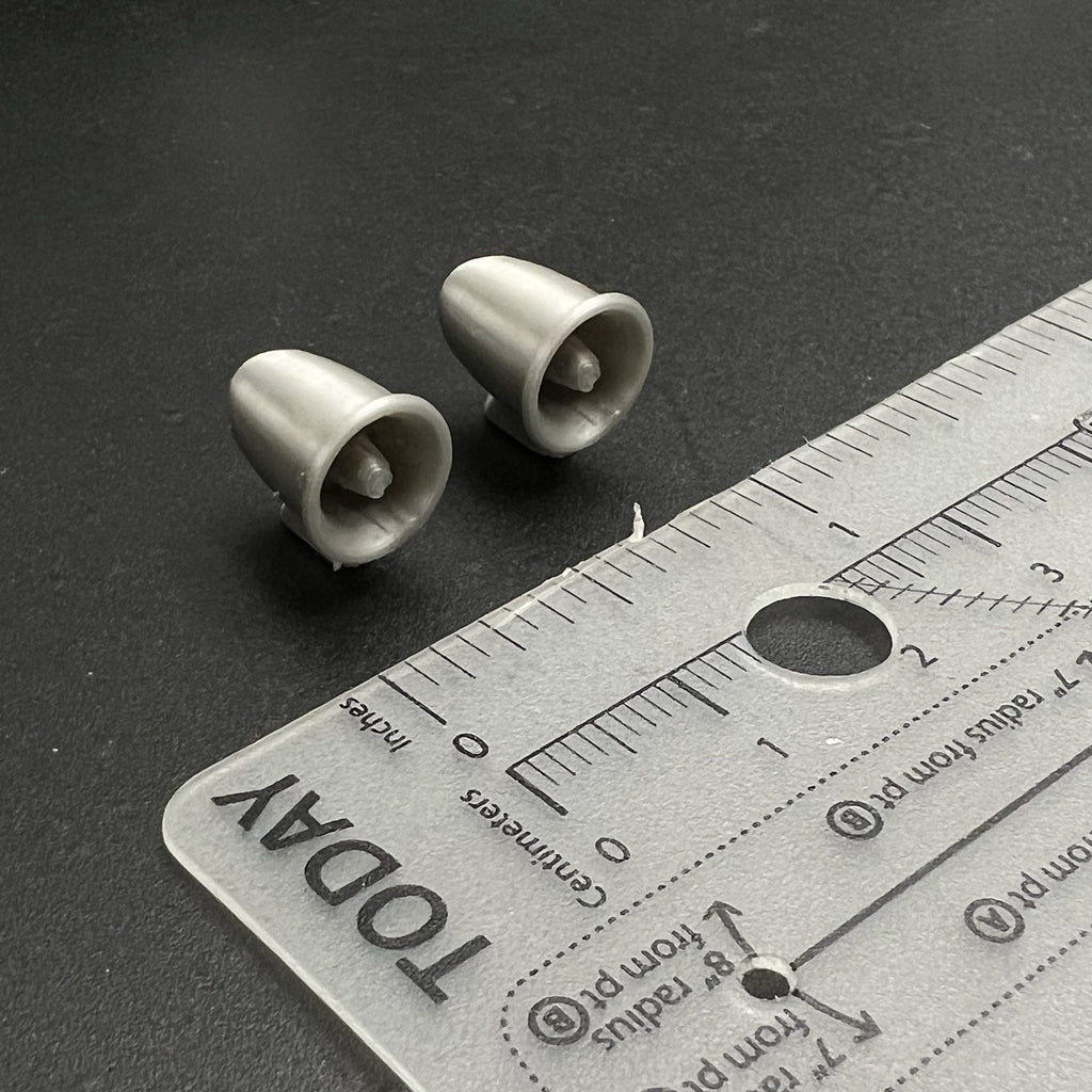 2 Pack 1/24 1/25 Scale Federal CP25 CP100 Siren Speakers Police Fire 2434Speaker4