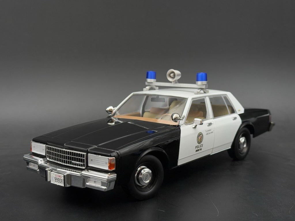 1/24 Scale Model Blue Twin Beacon Ray Speaker Police Lightbar Visibar 2461B2